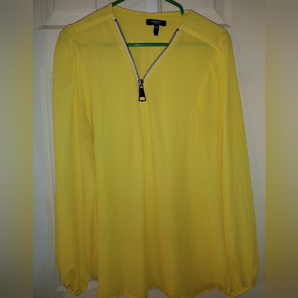 Bright Yellow Blouse
